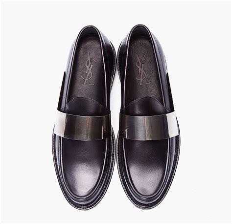 ysl mens loafers dark natural|Yves Saint Laurent Loafers & Slip.